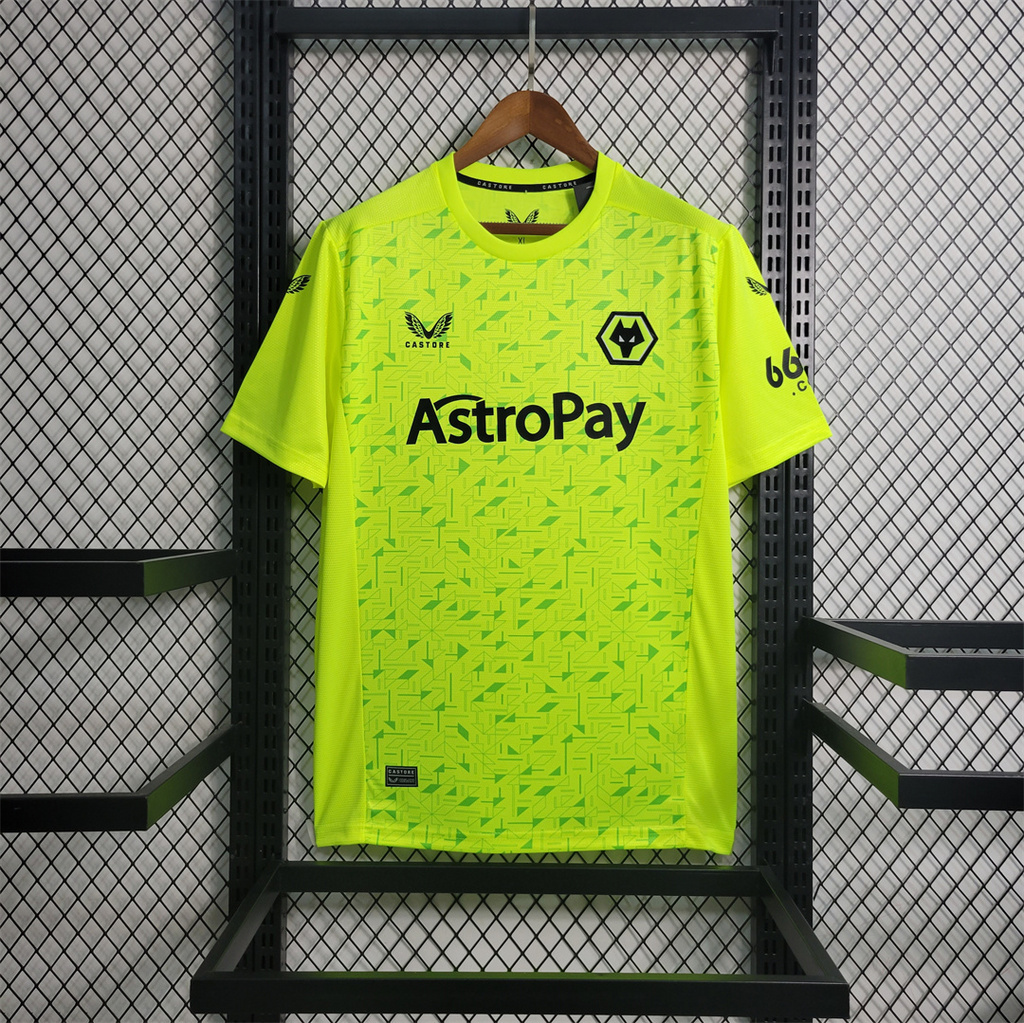 Wolverhampton Wanderers Wolves 23-24 Away Goalkeeper Jersey - Fans Version